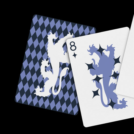 HERALDIK: LION (BLUE)