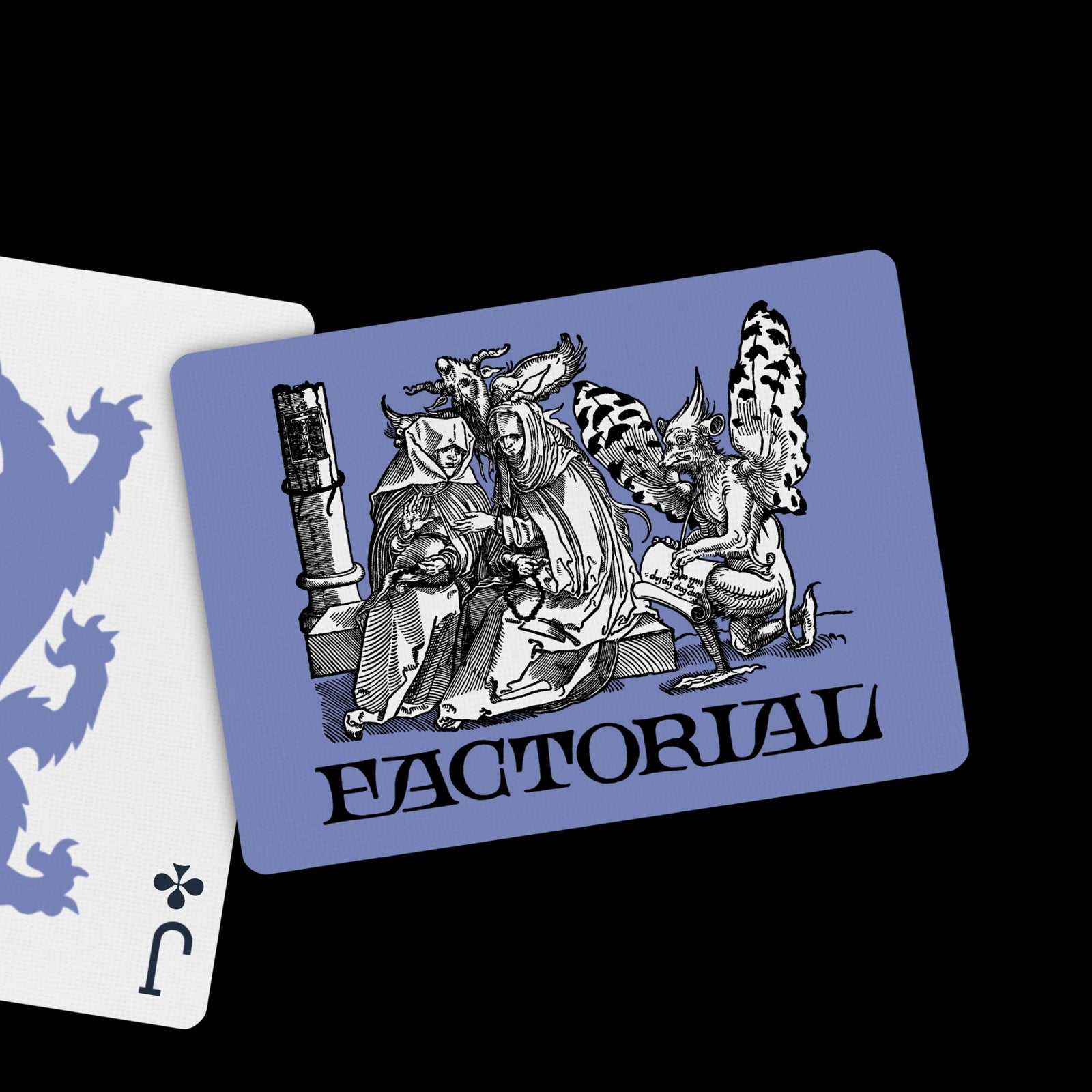 HERALDIK: LION (BLUE)